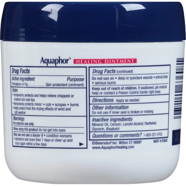 14 Oz. : Aquaphor Healing Ointment, 14 Oz. Jar - Image 4