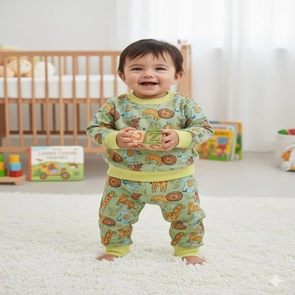 Kids Winter Wear Casual Clothing Set for Baby Boy & Girl | Soft, Warm & Comfortable Outfit Set for Infants & Toddlers - Image 4