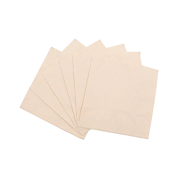 100% Compostable and Eco-friendly Bamboo Dinner Napkins Pack of 100 Perfect for Everyday Dinning, Beverages or Cocktail Disposable - Image 3