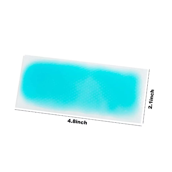 20pcs Fever Cooling Gel Patches 8 Hours Cooling Forehead Strips Cooling Gel Sheet for Dog Foot Baby Kids Children Adult Relieve Headache, Toothache Pain, Drowsiness, Fatigue, Refreshing, Sunstroke - Image 2