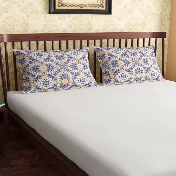 Soft 100% cotton pillow covers set of 2 in 18x27 inch size.