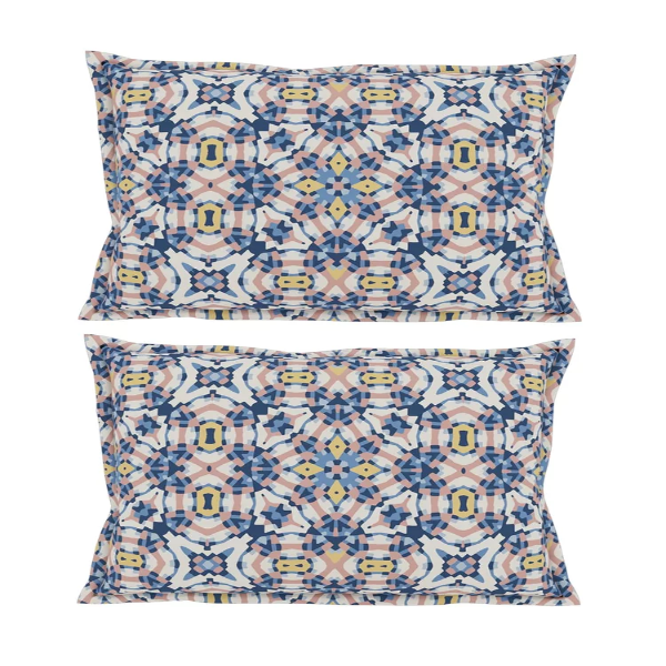 100% Cotton Pillow Covers Set of 2 (18x27 Inch) Soft Breathable Pillowcases for Sleeping Skin-Friendly Durable Cotton Pillow Covers Fade Resistant Washable Pillowcases for Bed Use - Image 2