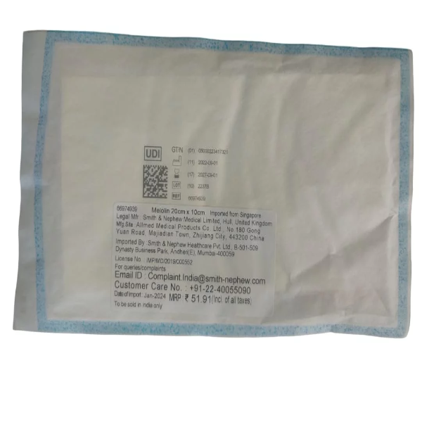 10 x 20 cm x 100 Low Adherent Absorbent Dressings Wounds Abrasions Burns - 6pcs - Image 2