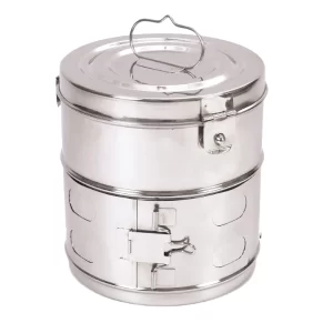 The KS Super Deluxe 6x6 inch Stainless Steel Dressing Drum.