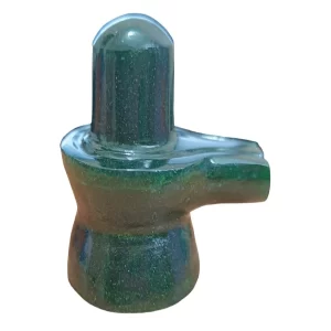 Natural Green Aventurine Shiva Lingam stone shivling for home puja temple.