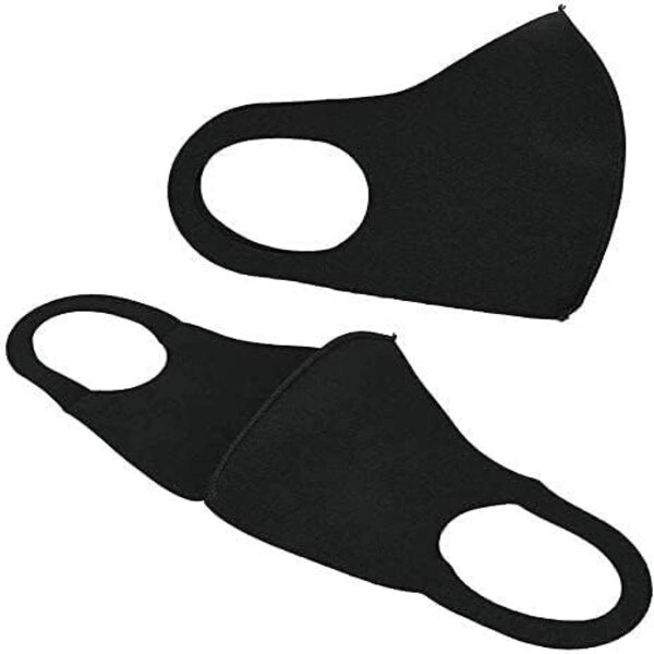 100% Cotton Face Mask || Reusable and Washable Face Masks Reusable Mask || Filter Mask Anti-Pollution Mask || Pack of 1 (Black)