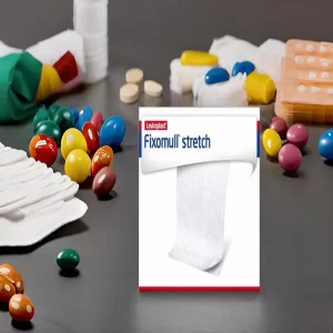 2026 January New Skin Friendly Fixomull original Stretch Imported 10cm x 10m Hypoallergenic Nonwoven Adhesive Wound Dressing Fixation Tape Bandage Breathable & Skin-Friendly for Long-Lasting Comfort (Pack of 1 )