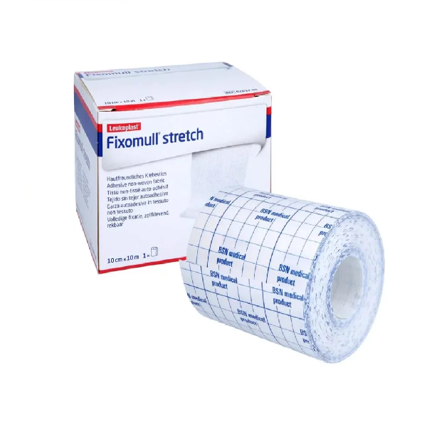 2026 January New Skin Friendly Fixomull original Stretch Imported 10cm x 10m Hypoallergenic Nonwoven Adhesive Wound Dressing Fixation Tape Bandage Breathable & Skin-Friendly for Long-Lasting Comfort (Pack of 1 ) - Image 3