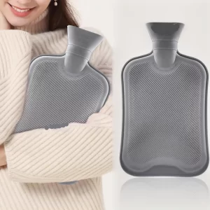 (1 litre) Hot Water Bag Non Electric Rubber Heating Bottle, Heat Pouch, Heat Bag for Body Pain relief, Cramps, Hot and Cold Therapies (1 Liter - Multicolor)
