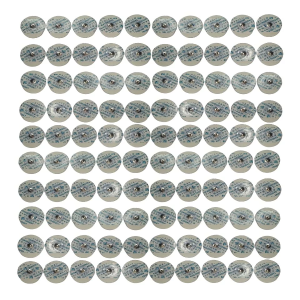 100-pack of High Quality ECG Electrodes by VAHISSH LIFE INC for clinics.
