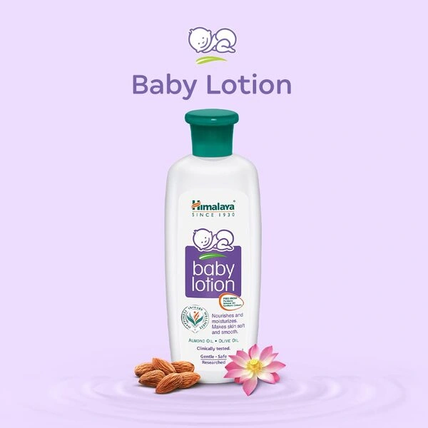The nourishing oil and baby lotion featured in the Newborn Baby Gift Pack.