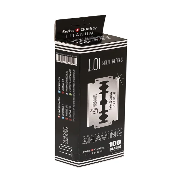 100 Loi Titanium Double Edge Razor Blades - Image 3