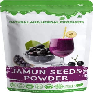 100% Organic Jamun Seed/Jamun Guthli & Blackberry Seed/Jamun Seed Powder For Eating Skin Drinking, Pure & Natural Jamun For Hair - Jamun Seed Powder For Skin & Hair Care - Combo Face Pack