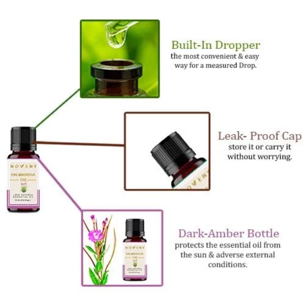 100% Natural Palmarosa Essential Oil, 15 ml - Image 3