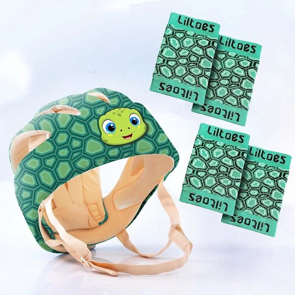 LILTOES Baby Head Protector for Safety of Kids 6M to 3 Years- Baby Safety Helmet with Proper Air Ventilation & Corner Guard Protection + 1 Pair Knee Pad + 1 Pair Elbow Pad - Image 3