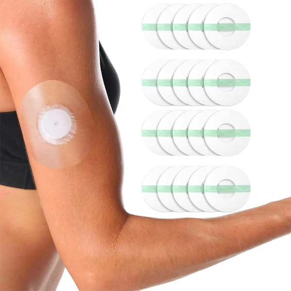 20pcs Freestyle Sensor Sticker Breatheable Waterproof Sensor Patches, Flexible Sensor Patch Stickers Pad for Fix Your Sensor On Arm