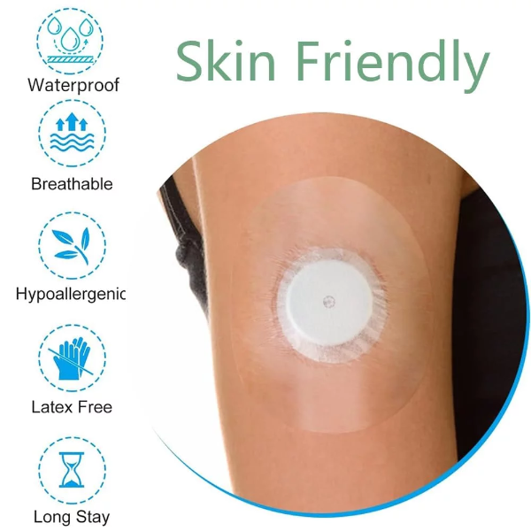 20pcs Freestyle Sensor Sticker Breatheable Waterproof Sensor Patches, Flexible Sensor Patch Stickers Pad for Fix Your Sensor On Arm - Image 3