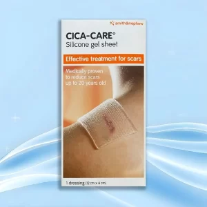 2025 November New and Advanced Formulation reinforced with elastomeric Cured silicone Gel membrane backing Smith and Nephew Cica-Care,(Imported from U.k)12 cm x 6 cm (Pack of 1)