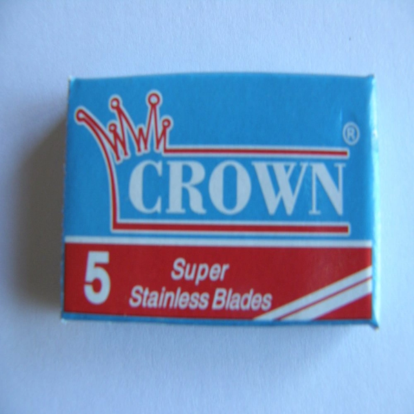 100 CROWN Super Stainless Double Edge Safety Razor Blades - Image 2