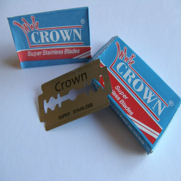 100 CROWN Super Stainless Double Edge Safety Razor Blades - Image 3