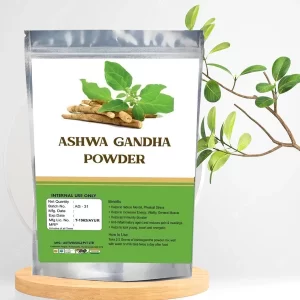 100% Organic Ashwagandha Powder 100gm Pure Support Muscle Recovery Supplements for Strength & Stress Management
