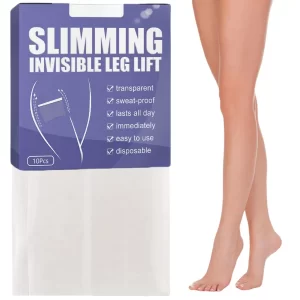 10Pcs Thigh Lifting Tape, Anti Chafing Stick for Thighs, Thigh Pad for Women and Men, All-Day Sweatproof Support, Skin Firming and Shaping Solution