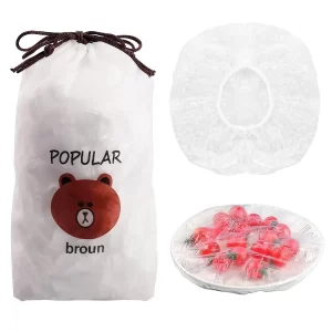 100 PCS Fresh Keeping Bags, Reusable Elastic Food Storage Covers For Fridge, Refrigerator, Stretch Adjustable Bowl Lids, Universal Kitchen Food Wrap Seal Bags for Cover Food.
