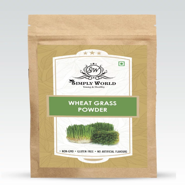 100% Organic Wheat Grass, Organic Wheatgrass Powder for Energy, Immunity Support & Detoxification - (100g Veg Powder)