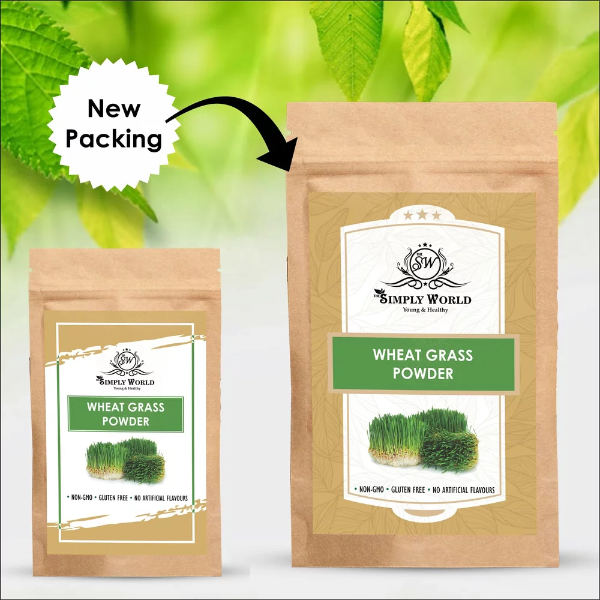 100% Organic Wheat Grass, Organic Wheatgrass Powder for Energy, Immunity Support & Detoxification - (100g Veg Powder) - Image 3