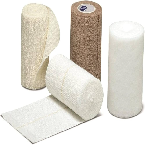 4-LB Multi-Layer Compression Bandaging System (Combi Pack) + Foam Silver Wound Dressing, AGFIX Dyna Size : 5x5cm, pack of 5 - Image 4