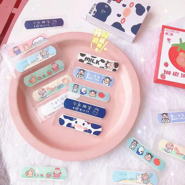 9UP 60pcs Cute Cartoon Printed Bandage | Kids Waterproof Bandage Outdoor Portable First Aid Emergency for Kids (Pack of 20pcs x 3 Packets) - Image 3