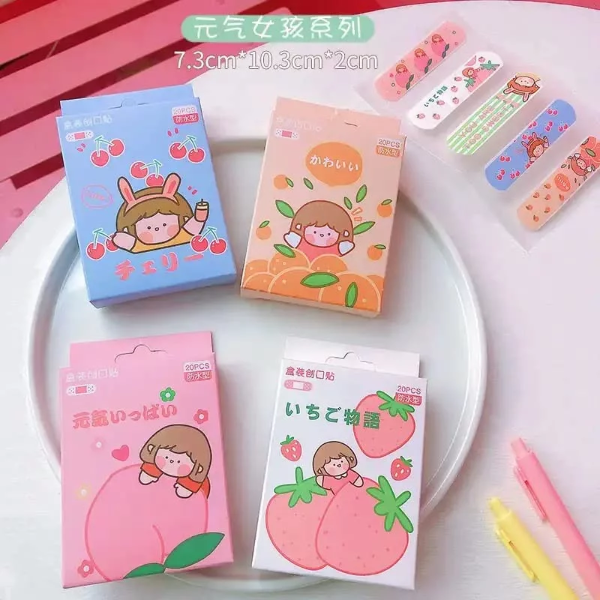 9UP 60pcs Cute Cartoon Printed Bandage | Kids Waterproof Bandage Outdoor Portable First Aid Emergency for Kids (Pack of 20pcs x 3 Packets) - Image 4
