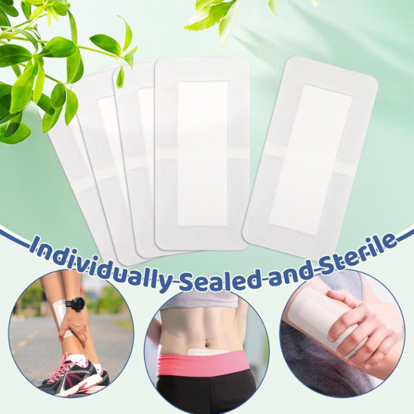 6PCS Bed Sore Dressing, Dressing After Surgery, Bed Sore Patch, 10x25cm Non-Woven Wound Care Pads, 6 Count Pack for Pressure Sore - Image 4