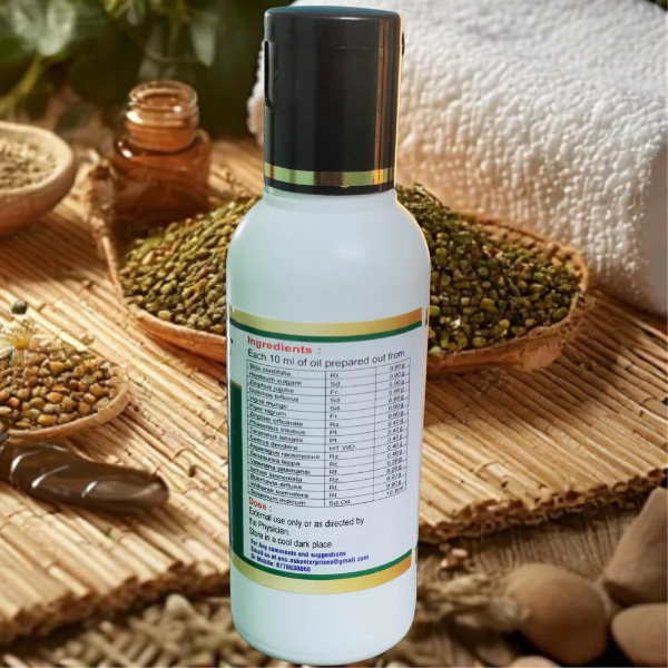 Aaudersh Ayurvedic Massage Oil for Full Body Relaxation – Herbal Pain Relief Oil for Joint, Back, Knee & Muscle Pain | Enriched with Ashwagandha, Bala, Shatavari & Sesame Oil | Deep Hydration & Stress Relief - Image 2