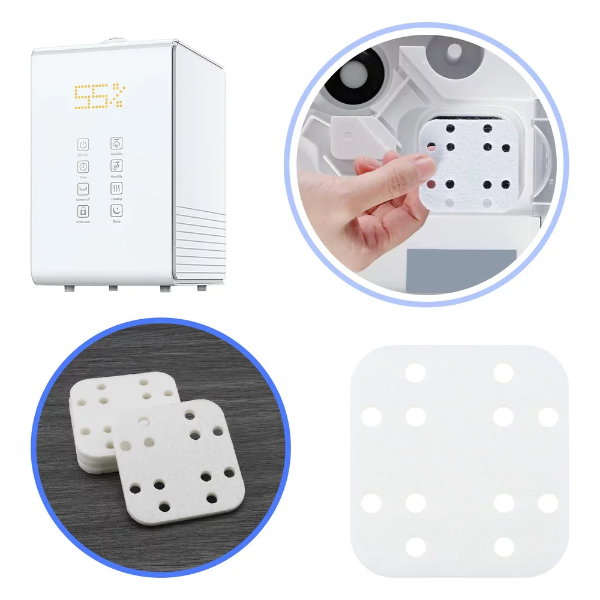 20Pcs Absorption Pads Replacement Compatible with Elechomes UC5501/ SH8820/ SH8830 Descaling Pads Cellucotton Humidifier Descaling Pads 55x50mm - Image 4