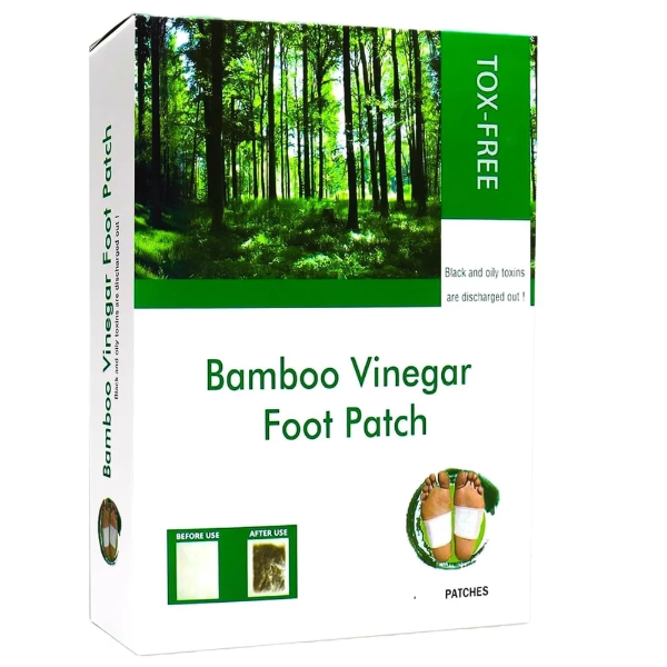 Abelia TOX-FREE Detox Foot Patches Pack of 50 (5 Boxes) – Natural Herbal Foot Detox Pads for Stress Relief, Better Sleep & Body Cleansing | Adhesive Cleansing Foot Patches for Men & Women