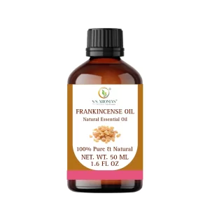 100% Pure Frankincense Essential Oil Therapeutic Grade | Natural Aromatherapy Oil for Skin, Diffuser, Stress Relief & Meditation Undiluted Boswellia Serrata Oil 50 ML. By S S AROMAS