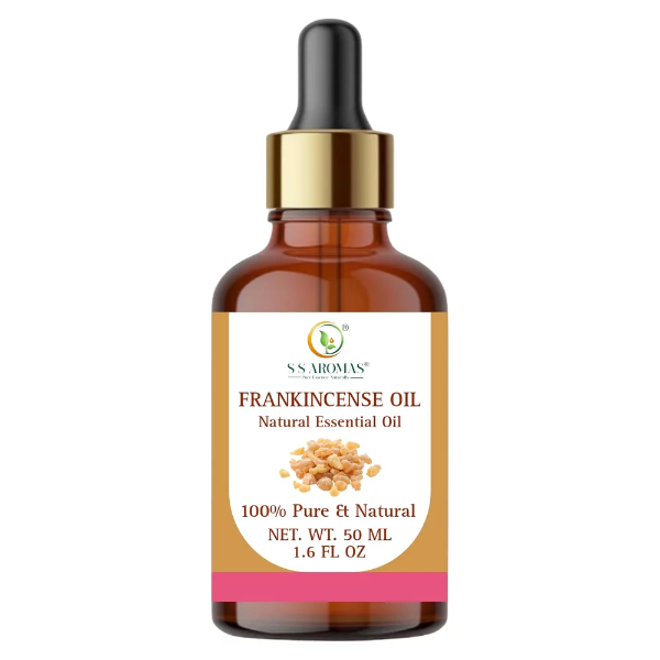 100% Pure Frankincense Essential Oil Therapeutic Grade | Natural Aromatherapy Oil for Skin, Diffuser, Stress Relief & Meditation Undiluted Boswellia Serrata Oil 50 ML. By S S AROMAS - Image 2