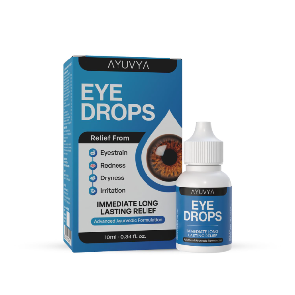 Ayuvya Ayurvedic Eye Drops, Cooling, Soothing & Refreshing Relief for Dry, Tired & Red Eyes, Ayurvedic Formula With Triphala, & Rose 10ml (Pack of 2) | As Seen on Shark Tank - Image 4
