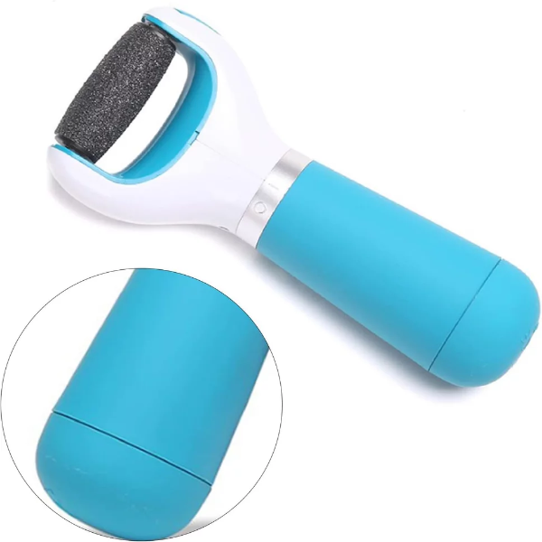 2V BROTHES Pedicure Foot Scrubber Electric Callus Remover Blue Electric Foot Grinder Automatic Pedicure Tool for Home Portable Massager for Dead Skin - Image 4
