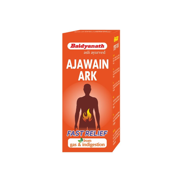 Baidyanath Ajwain Ark - 225ml | Ayurvedic Solution for Stomach Health, Supports Digestion and Appetite