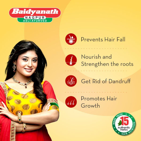 Baidyanath Mahabhringraj Oil | Ayurvedic Hair Oil - 200 Ml + Free Hair Root Comb - Image 3