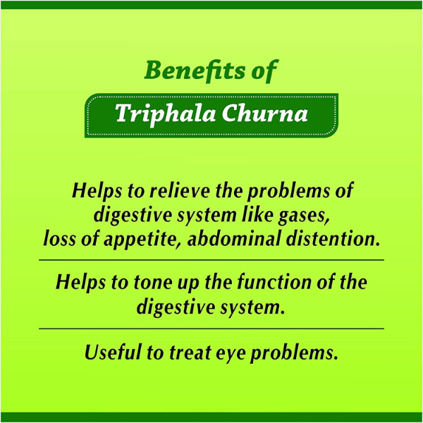 Baidyanath Asli Ayurved Triphala Churna 500 g (Pack of 2) - Helps Relieve Constipation Acidity & Gas Relief - Ayurvedic Remedy For Gastro-Intestinal Health - Image 3