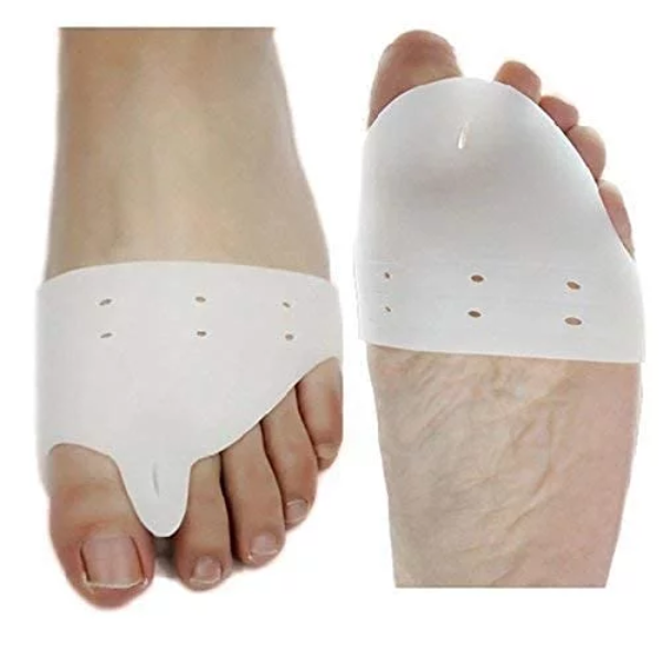 13 SOEME Silicon Foot Protector Sock Safety Pads with Breathable Hole Pain | Forefoot for Pain Relief, Ball of Foot Cushion Universal Fit Multicolor (Toe Sleeve Protector) - Image 2