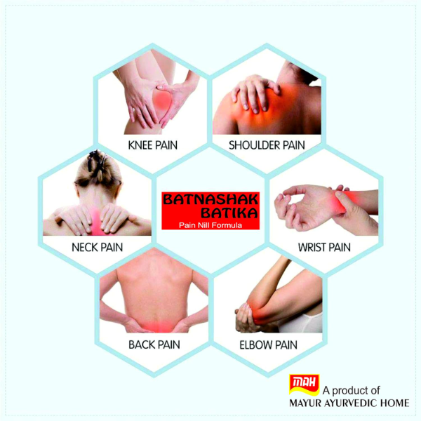 Batnashak Batika Ayurvedic Pain Relief Tablets - 360 Tablets (Mega Value Pack of 6) - Image 4