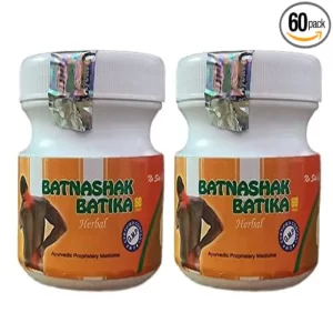 Batnashak Batika Ayurvedic Pain Relief Tablets - 120 Tablets (Pack of 2, 60 Each)