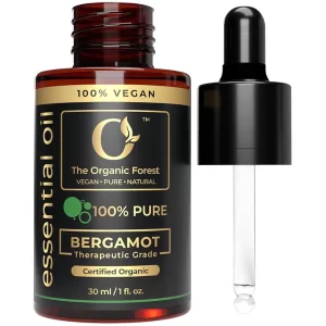 100% Plant Based Bergamot Oil for Diffuser, Skin & Hair | Premium Grade Bergamot Essential Oils for Hair Care, Home Diffusers, Aromatherapy, Massage and Humidifiers
