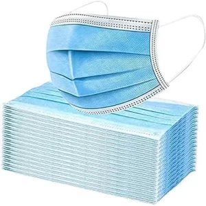 150 PCS 3 Ply Blue Disposable Face Mask Filter Protection Face Masks