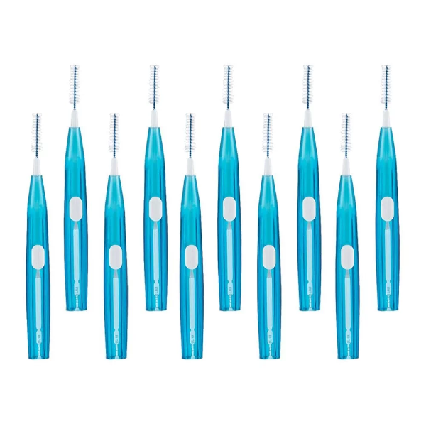 10Pcs Push-Pull Interdental Brush Toothpick Floss Teeth Cleaner Oral Care - Image 2