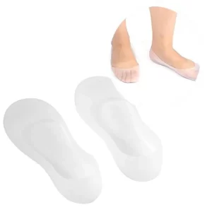 2 Pair Silicone Gel Moisturizing Socks Foot Care Protector,Prevent Plantar Fasciitis And Metatarsalgia,Corns Calluses,Bunions And Blister (S=US 4-7)